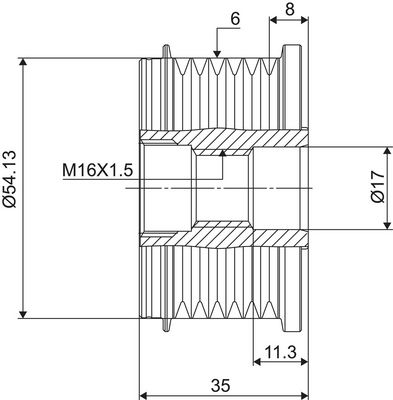Ελεύθερη περιστροφή γεννήτριας VALEO NEW SPARE PART