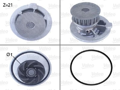 Αντλία νερού, ψυγείο κινητήρα