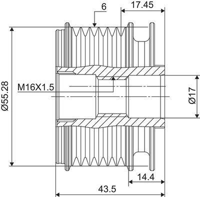 Ελεύθερη περιστροφή γεννήτριας VALEO NEW SPARE PART
