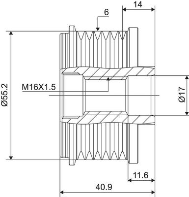 Ελεύθερη περιστροφή γεννήτριας VALEO NEW SPARE PART